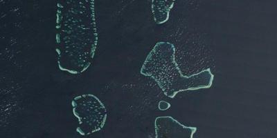 Kort maldiverne satellit